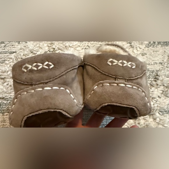 UGG Tan Suede Moccasin Slippers - Picture 4 of 6